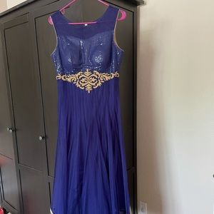 Blue Indian gown for wedding